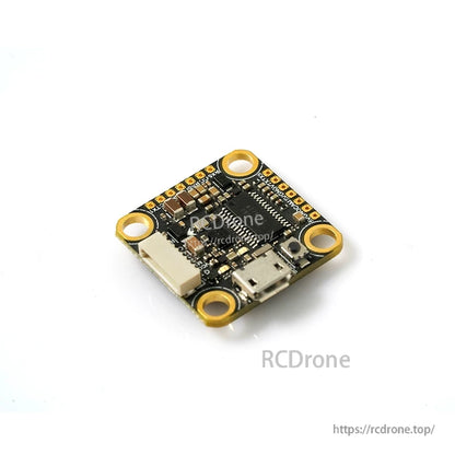 Foxeer F722 Mini V4 Flight Controller, Foxeer F722 Mini V4 flight controller features ICM42688, STM32F722RET6, 20x20mm size, supports 2-6S LiPo, includes 5V/2.5A BEC and Betaflight OSD.