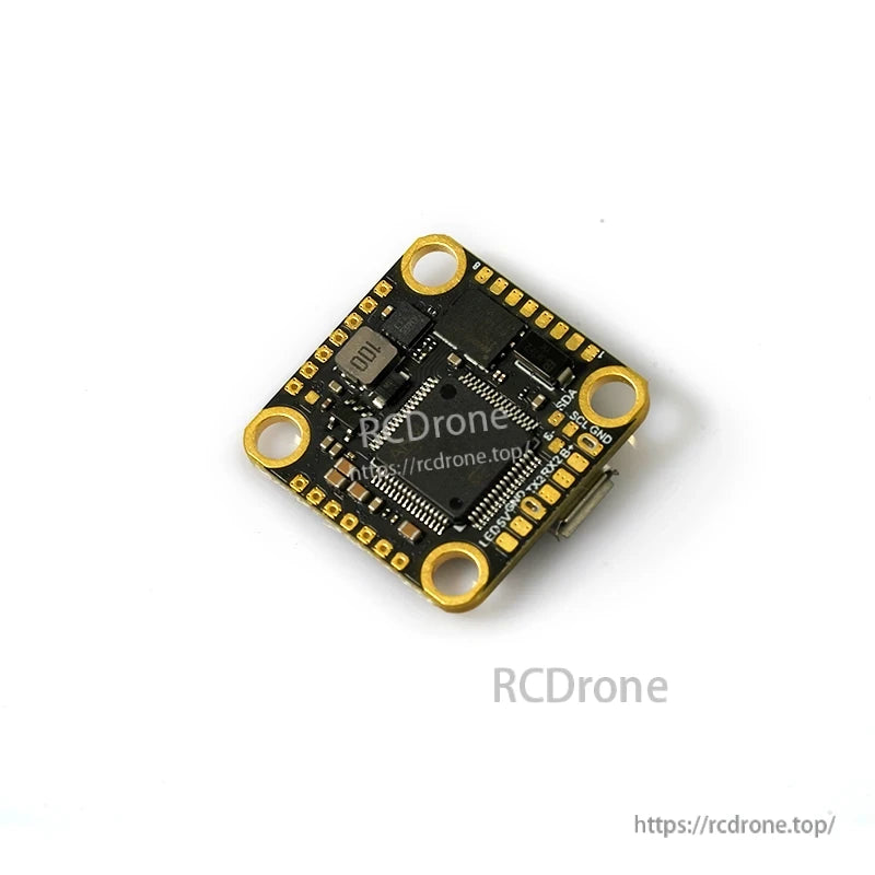 Foxeer F722 Mini V4 Flight Controller, Foxeer F722 Mini V4 flight controller features ICM42688, STM32F722RET6, 20x20mm size, supports 2-6S LiPo, includes 5V/2.5A BEC and Betaflight OSD.