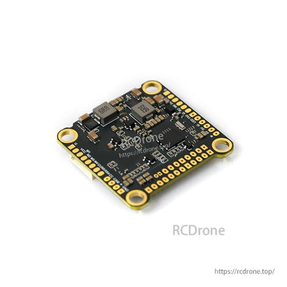 Foxeer F722 V4 Flight Controller, Foxeer F722 V4 flight controller features ICM42688, 6 UARTs, X8 support, 4-6S LiPo, 16M Blackbox, and Type-C.