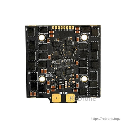 Foxeer ESC1204 V1.0 is a 4-in-1, 82A, F4 BLHeli32 ESC supporting 4-8S batteries with telemetry.
