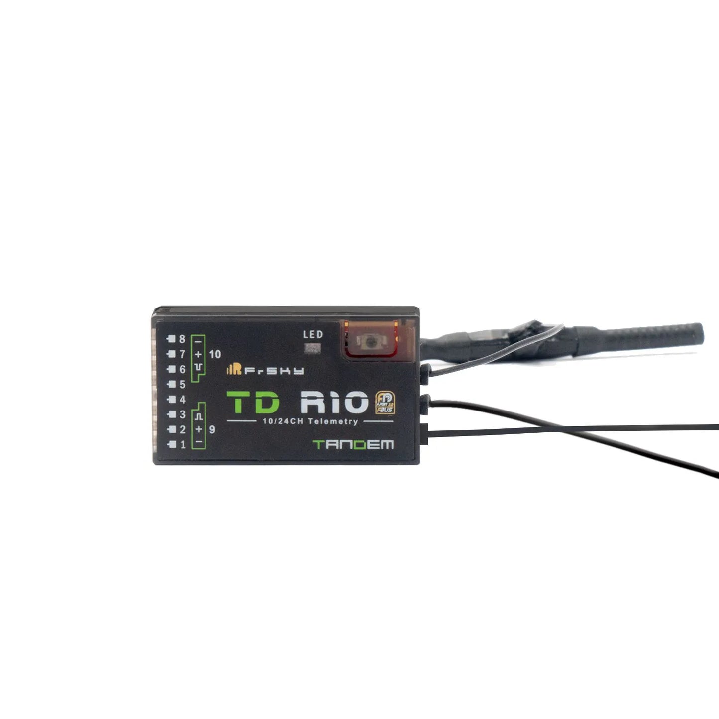 FrSky TD R10 Receiver, LED 10 FrSAY Td Rio 10/24ch Telemetry 2 TAND