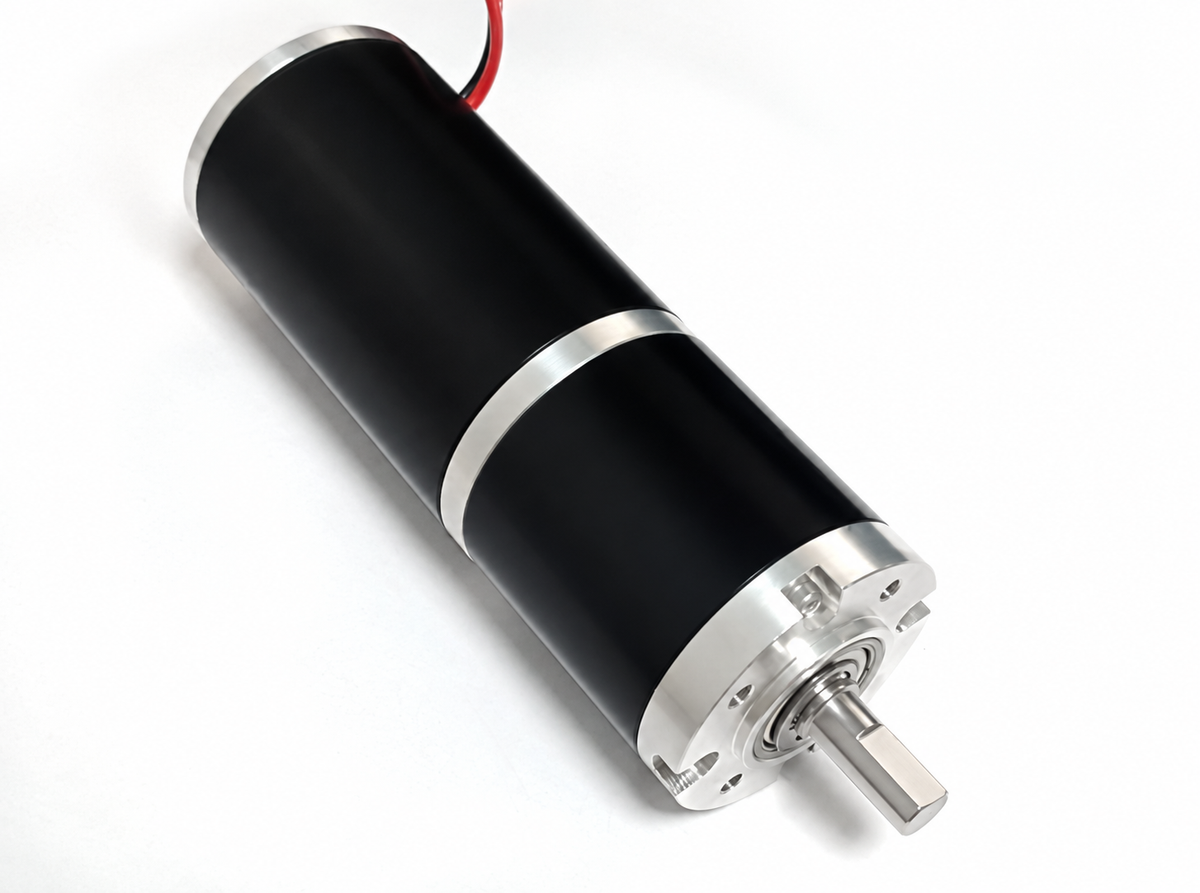 45GP-45ZY planetary DC gear motor front and output shaft