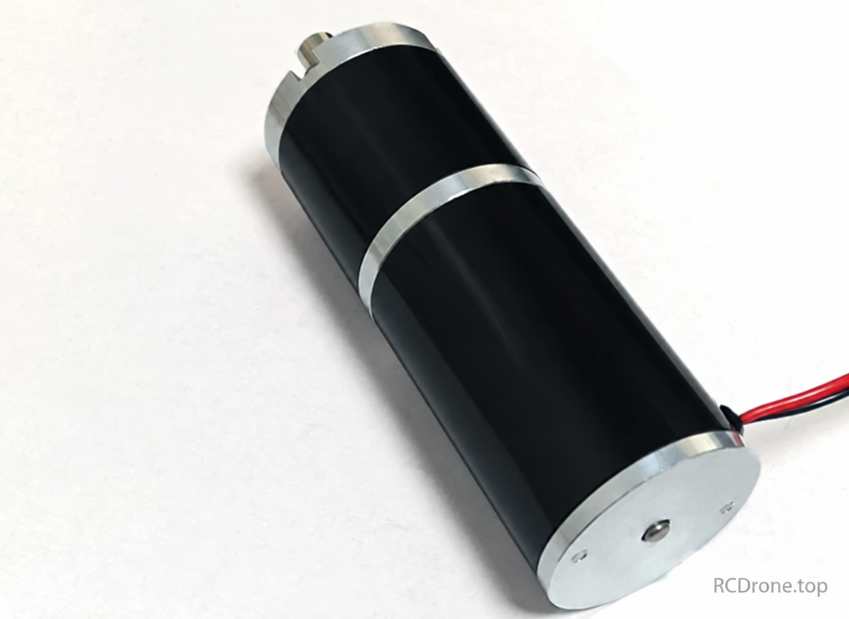 45GP-45ZY DC gear motor rear and side view