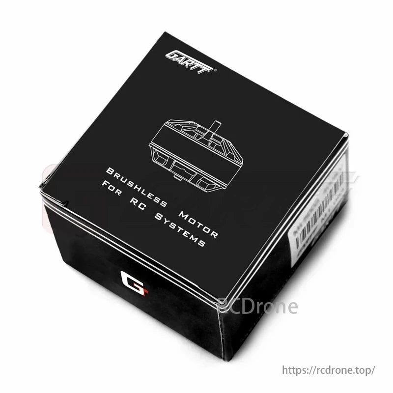GARTT F2205 1500KV Brushless Outrunner Motor, GARTT F2205 1500KV brushless motor for KT F3P RC fixed-wing airplane, featured in a black box with motor illustration and text.