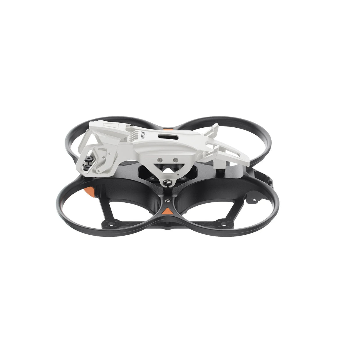 DarkStar25 ducted frame assembly with cream-white canopy, shown in a left-side profile against a white background.