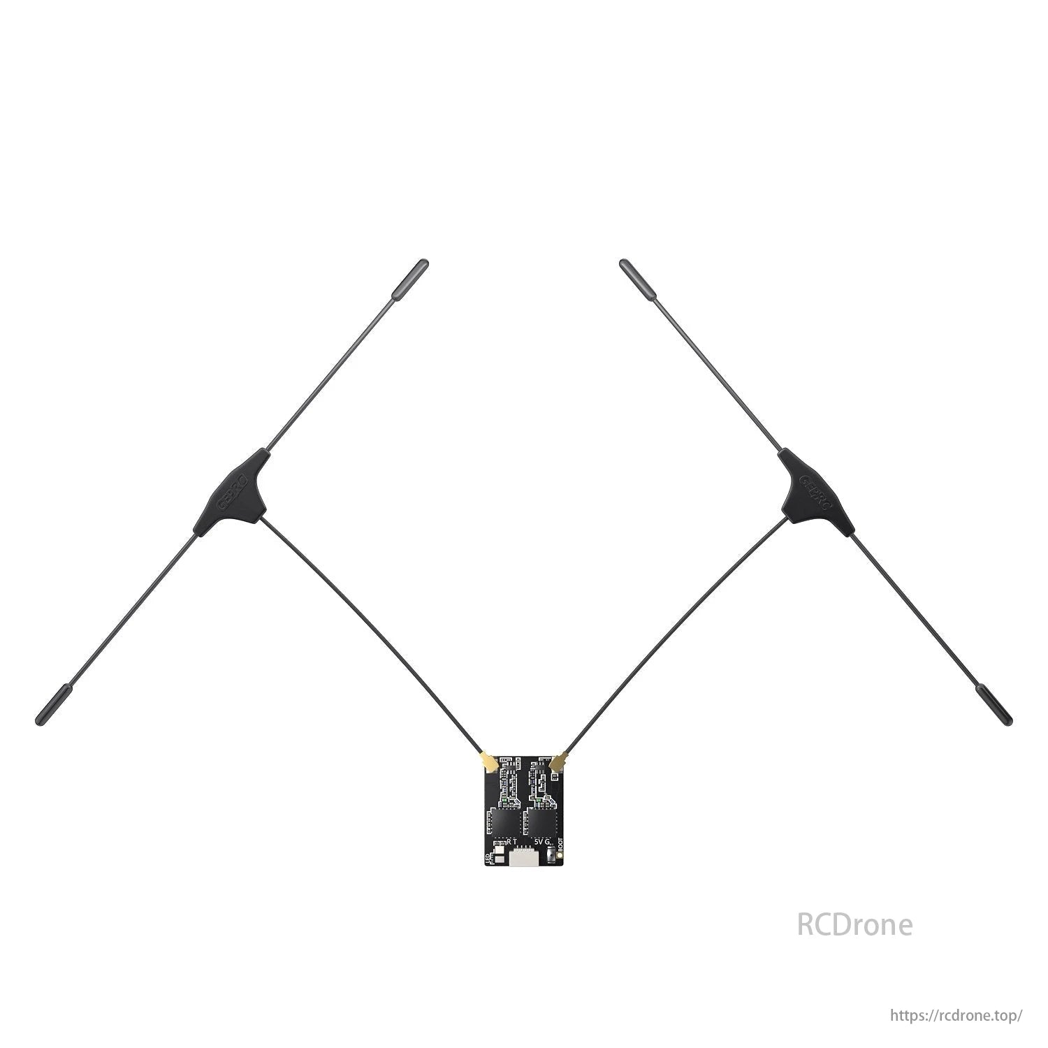 GEPRC ELRS DUAL 915M / 868M Receiver, GEPRC ELRS dual-band receiver for FPV drones, featuring true diversity, 50mW power, TCXO, and 200Hz refresh rate.