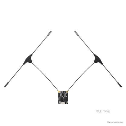 GEPRC ELRS DUAL 915M / 868M Receiver, GEPRC ELRS dual-band receiver for FPV drones, featuring true diversity, 50mW power, TCXO, and 200Hz refresh rate.