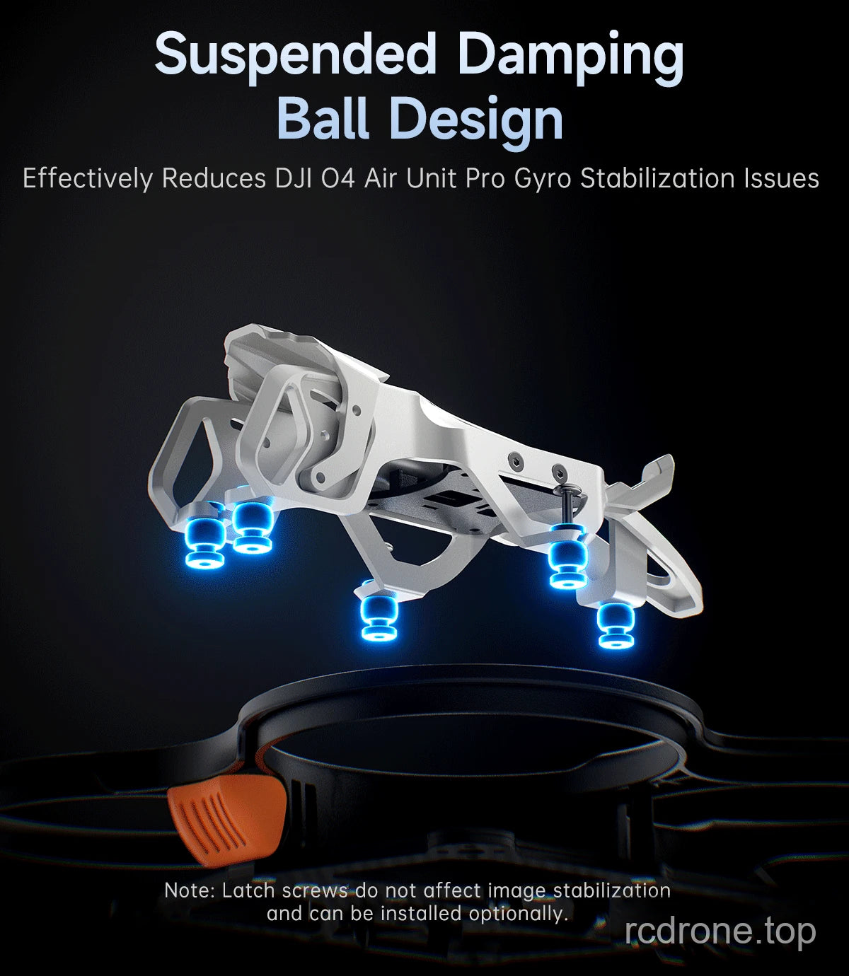 GEP-DS25 suspended damping-ball mounting design