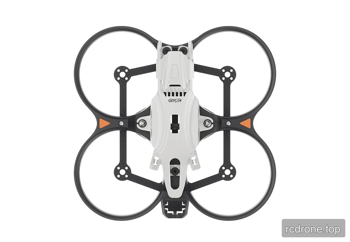 Top view of DarkStar25 ducted frame assembly