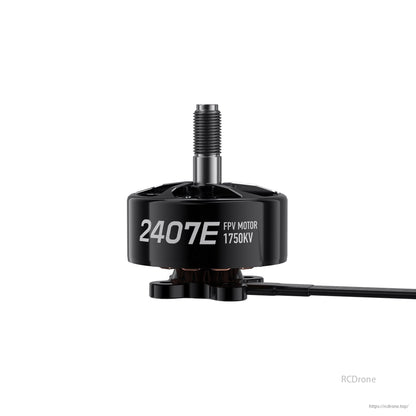 GEPRC SPEEDX2 2407E 1750KV Brushless FPV Motor, GEPRC SPEEDX2 2407E motor for 5-6" racing drones, 1750KV, 6S, 972W, CNC 7075 aluminum, N52H magnets.