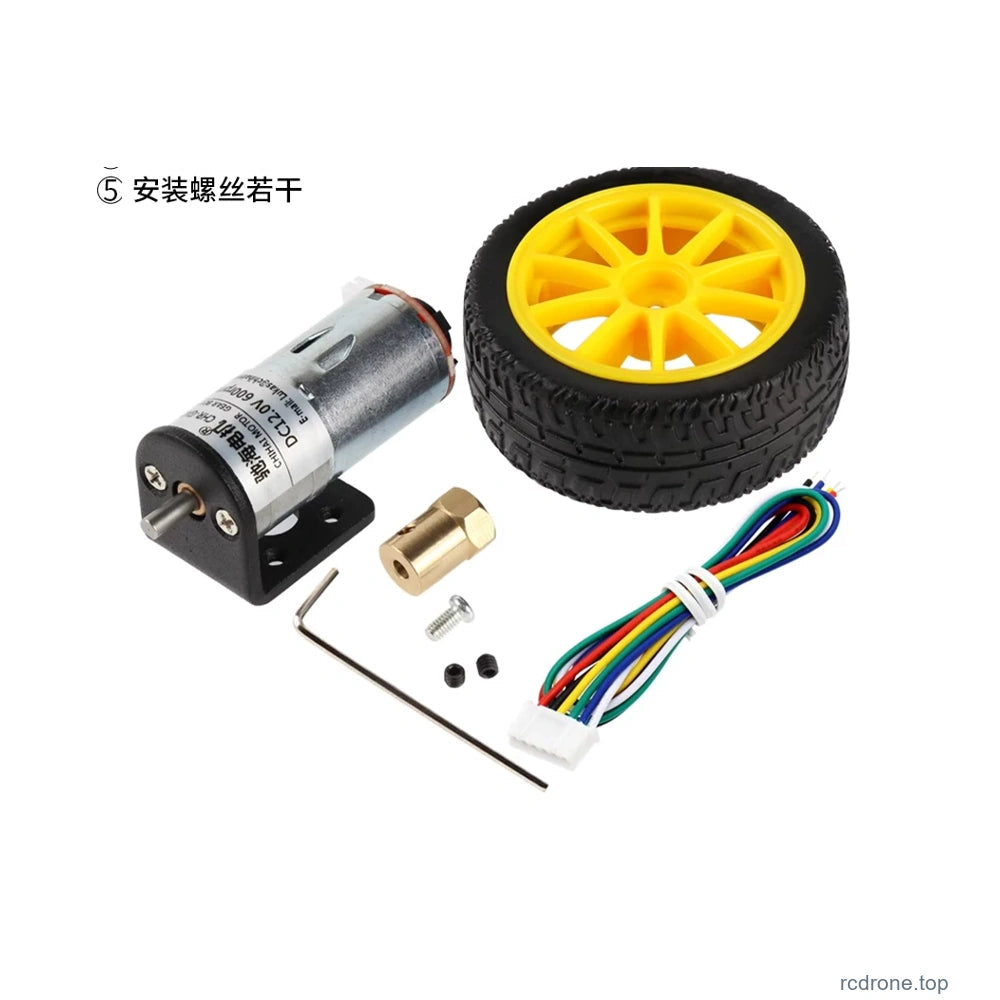Motor + 65mm Yellow Basic Wheel Kit