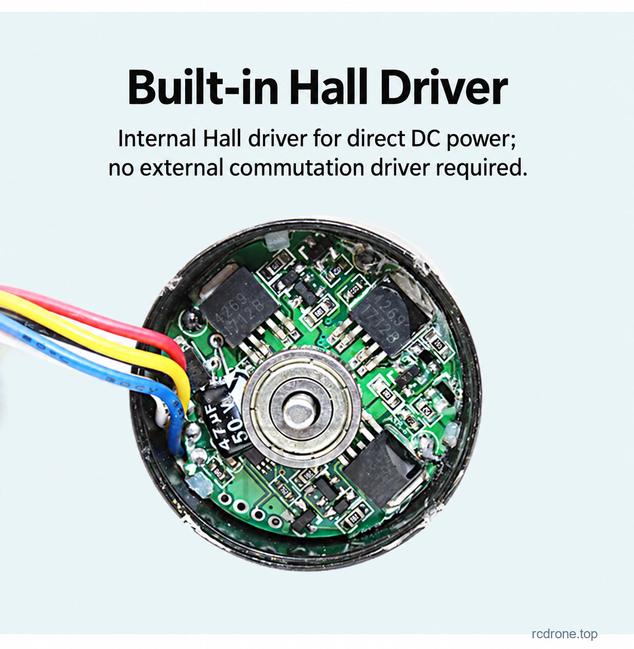 Built-in driver and mechanical construction