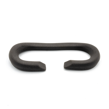Grey sponge foam padding ring for DJI goggle, side profile showing thickness and curved shape