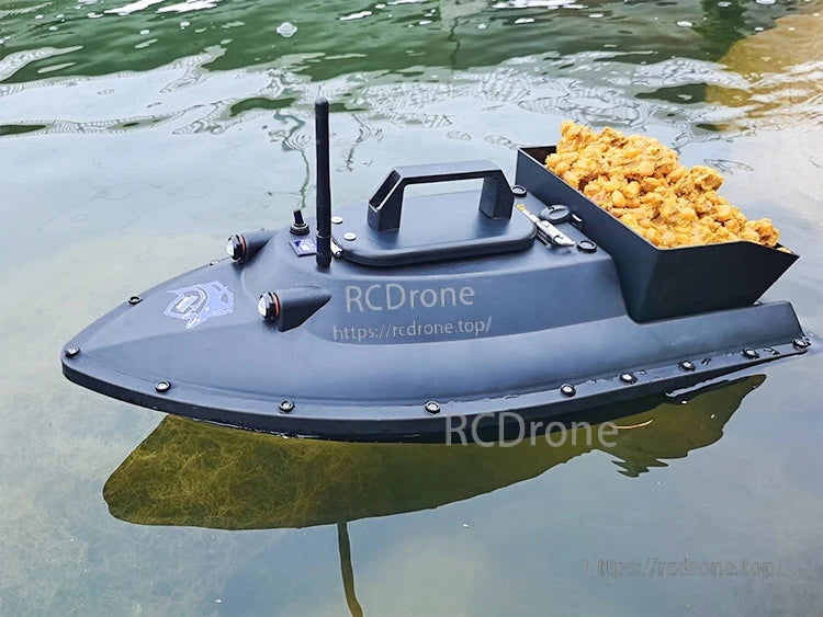 GPS Bait Ship, Calibrate origin with OK and C, then use OK and numbers 1-9 to save up to 99 GPS positioning points.