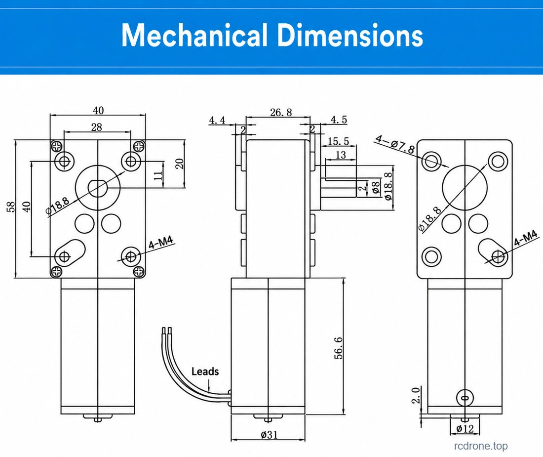 GW4058-3162mechanicaldimensionsinmm