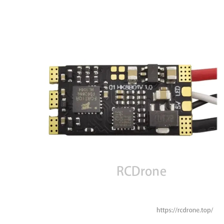HAKRC BLS 20A BLHeli_S ESC, 2-5S, DShot600, programmable LED, FPV racing ready.