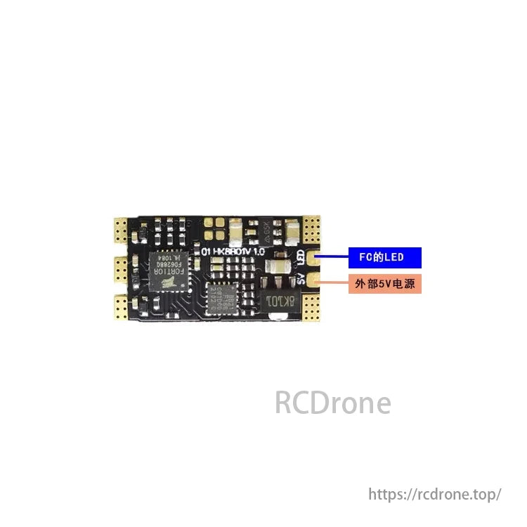 HAKRC BLS 20A BLHeli_S ESC features programmable LED, DShot600, Damped Light, and is FPV racing-ready.