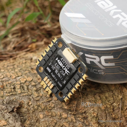 HAKRC BLS 25A 4-in-1 ESC for FPV Drone – 20x20mm, 2–6S LiPo, BLHeli_S Firmware, DShot600 Support
