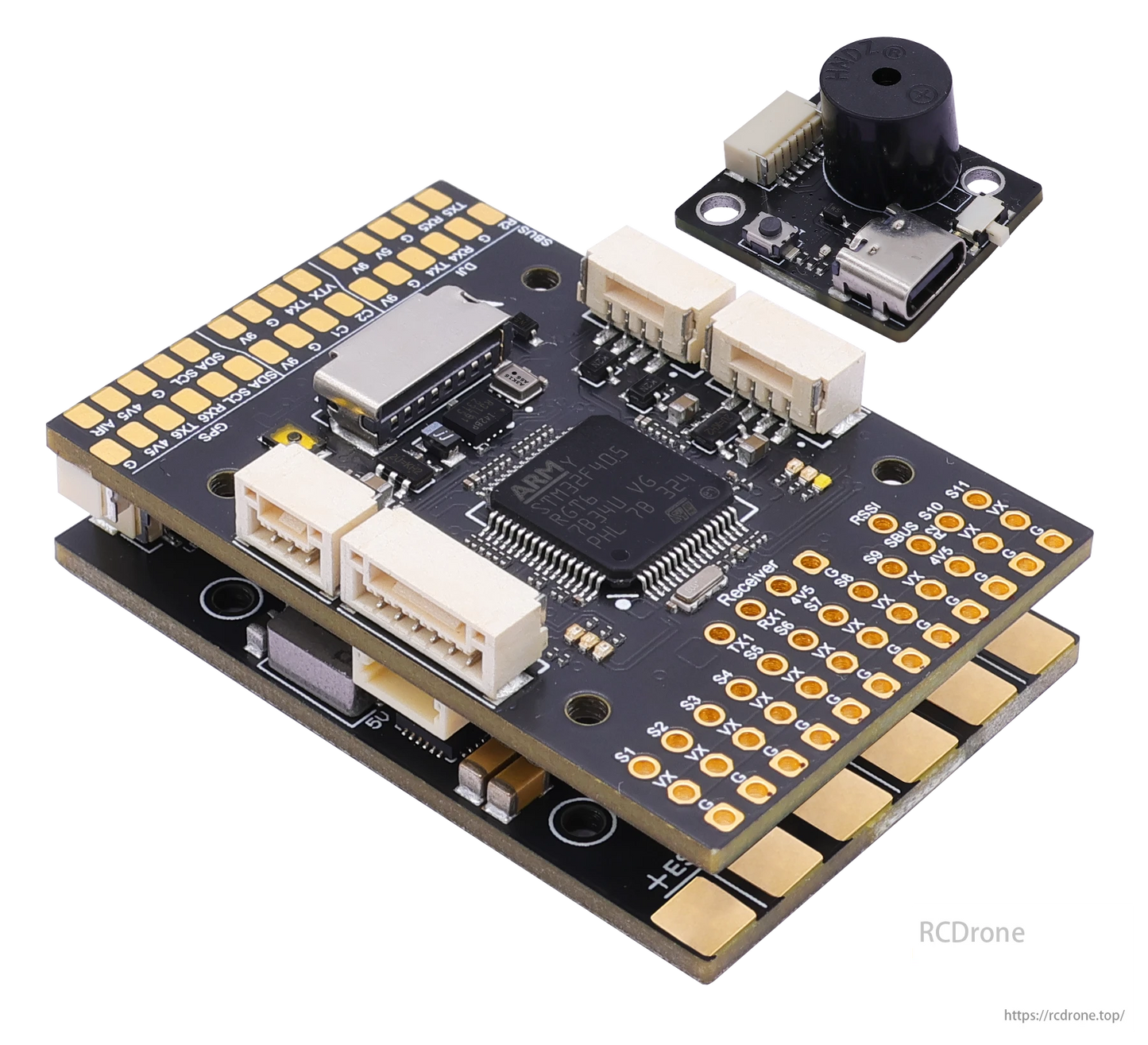 HAKRC F405 WING Fixed-Wing Flight Controller – STM32F405, 6S, 11 PWM Outputs, HD & Analog Video Support, Dual Camera Input, 5V/9V/12V BEC