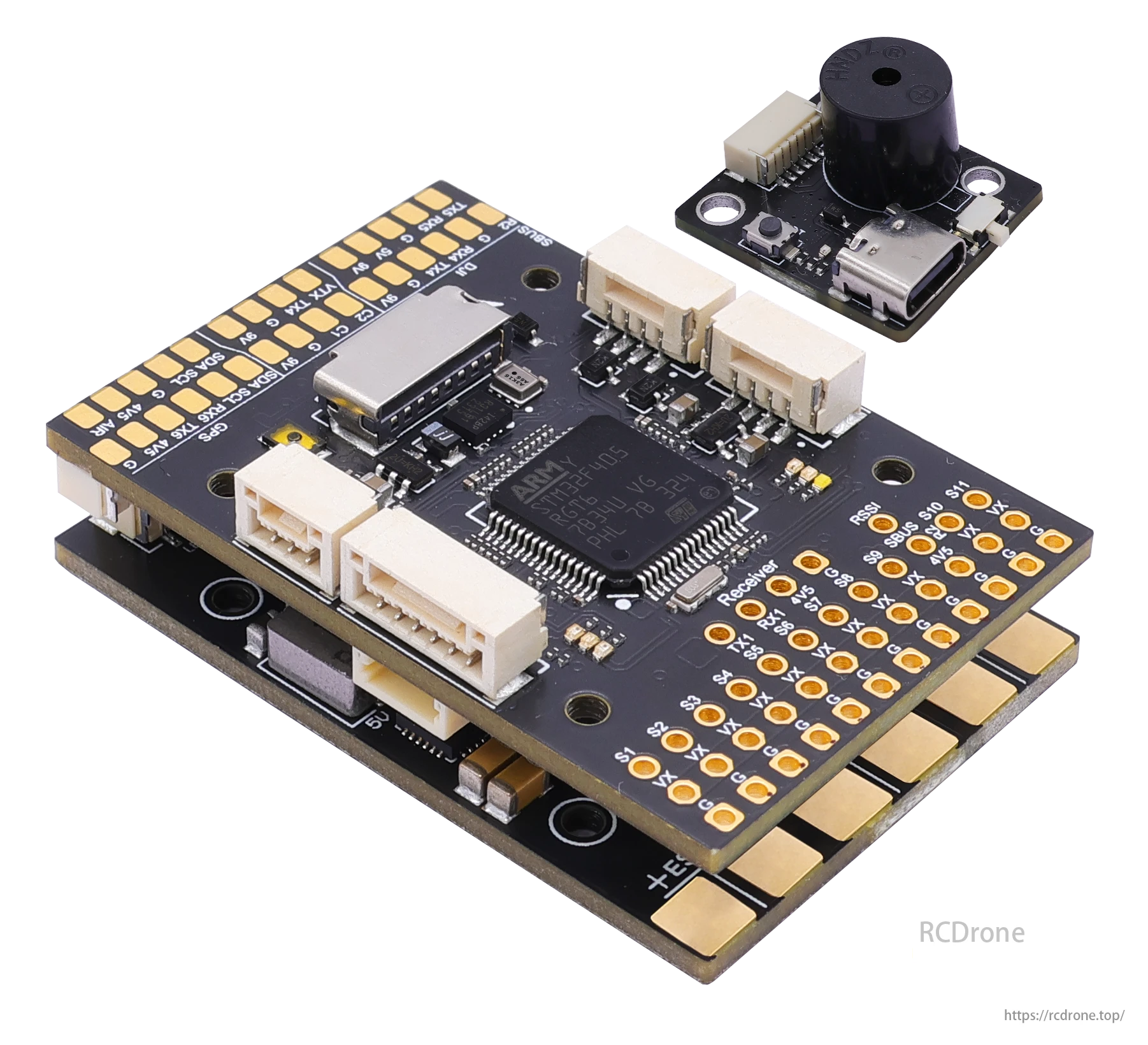 HAKRC F405 WING Fixed-Wing Flight Controller – STM32F405, 6S, 11 PWM Outputs, HD & Analog Video Support, Dual Camera Input, 5V/9V/12V BEC