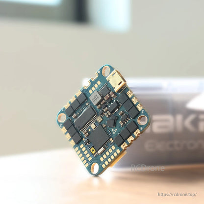 HAKRC F411 40A AIO Flight Controller features STM32F411, BLHeli_S 40A ESC, and a 25.5mm mount for optimal drone performance.