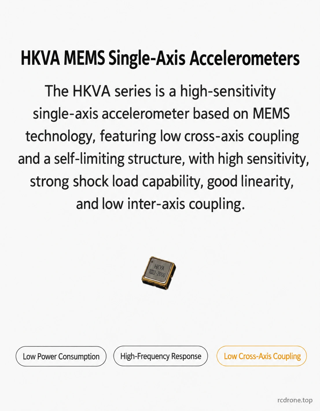 HKVA MEMS single-axis sensing overview