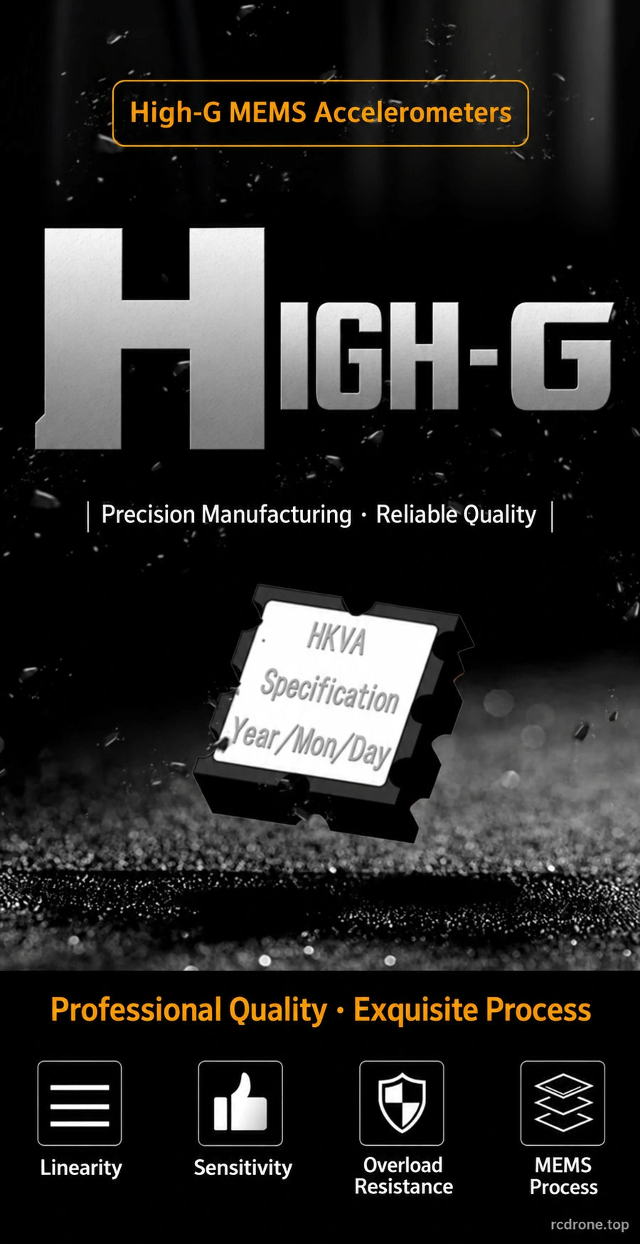 High-g MEMS supplier benefit illustration