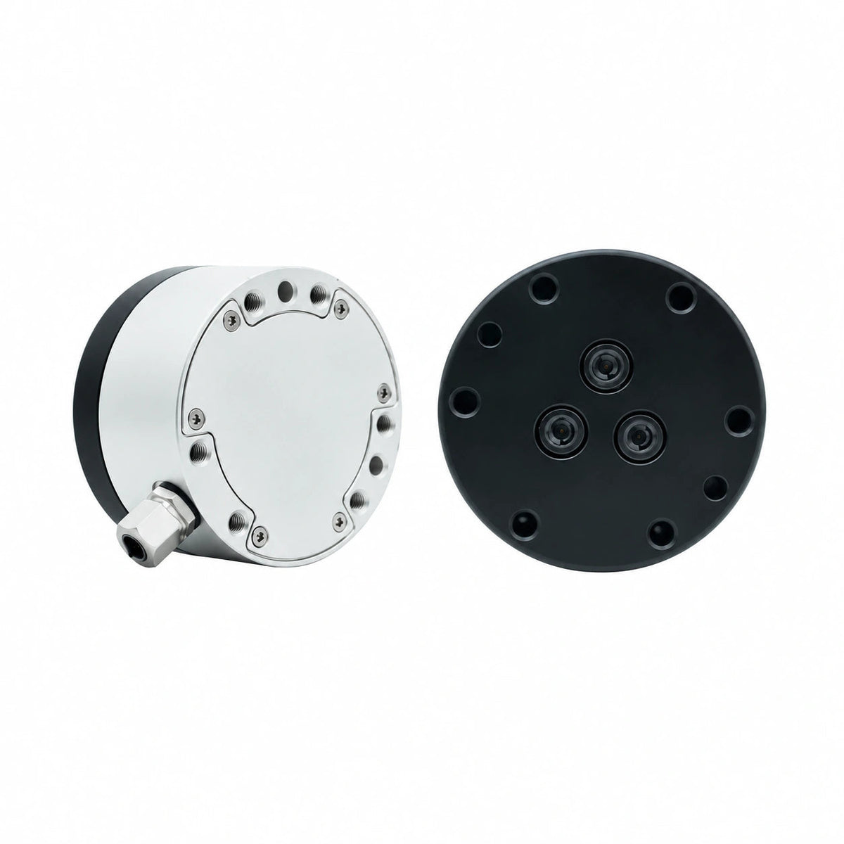 HKVL-36 sensor front and rear views, showing two sides of one sensor design