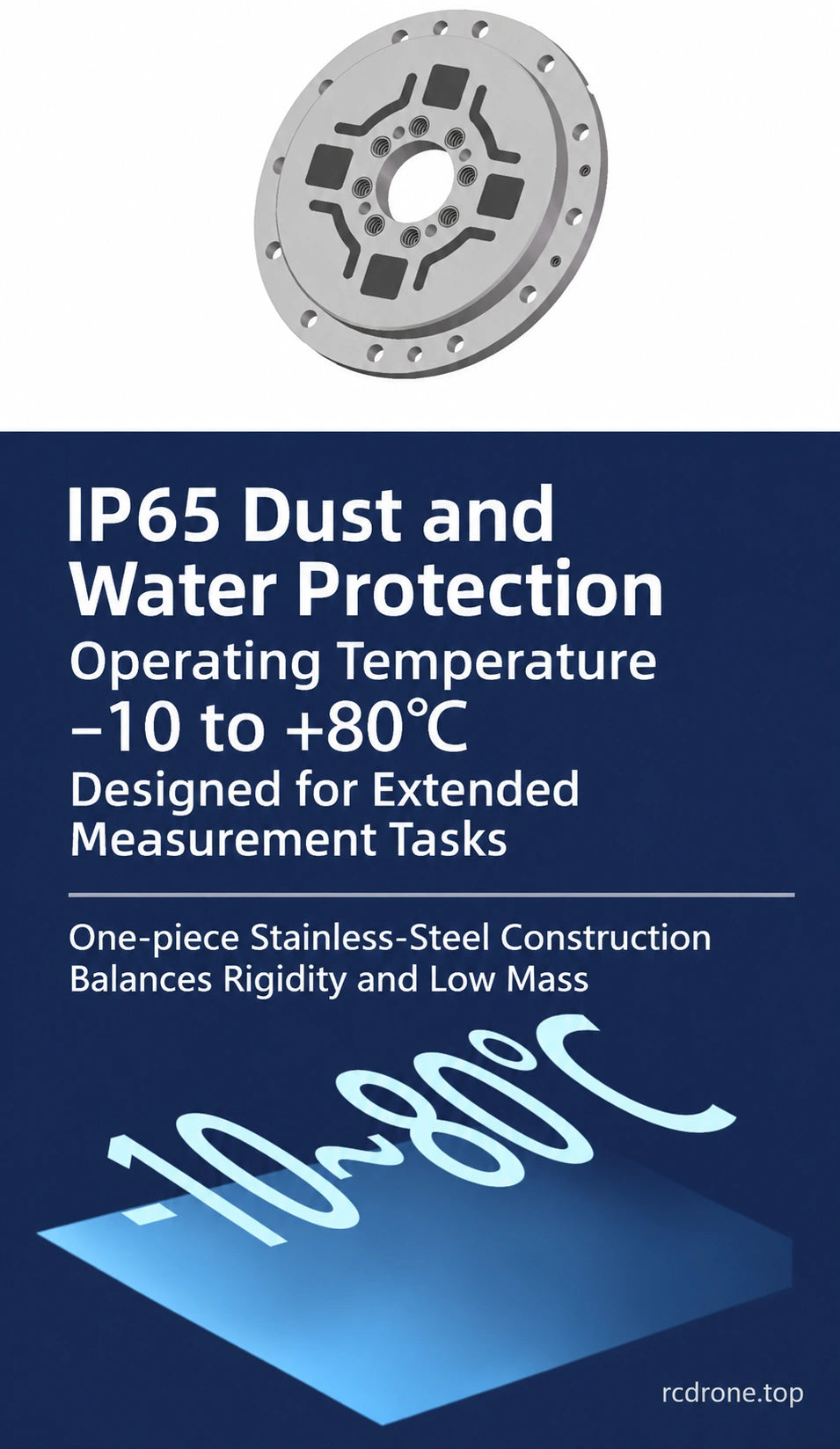 Supplier IP65 and−10 to+80°C reference