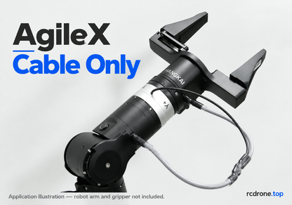 AgileX cable-only selection; application image does not include arm or gripper