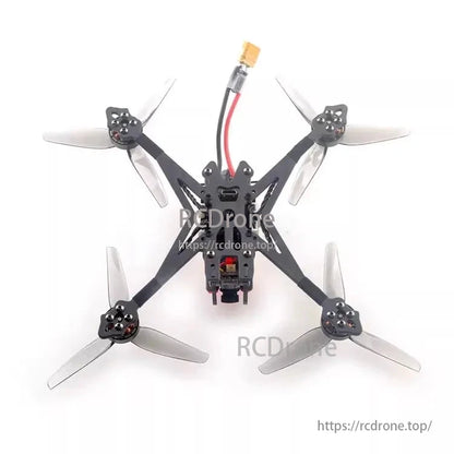 The Crux35 is a lightweight 3.5-inch freestyle drone with a 90Hz camera, V2 VTX for low-latency FPV, and excellent agile flight performance.