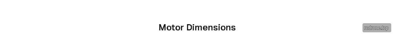 Motor dimensions section graphic