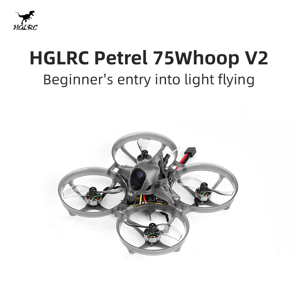 HGLRC Petrel 75Whoop V2 1S Ultra - light Indoor Frame for FPV Racing Drone - HGLRC Company
