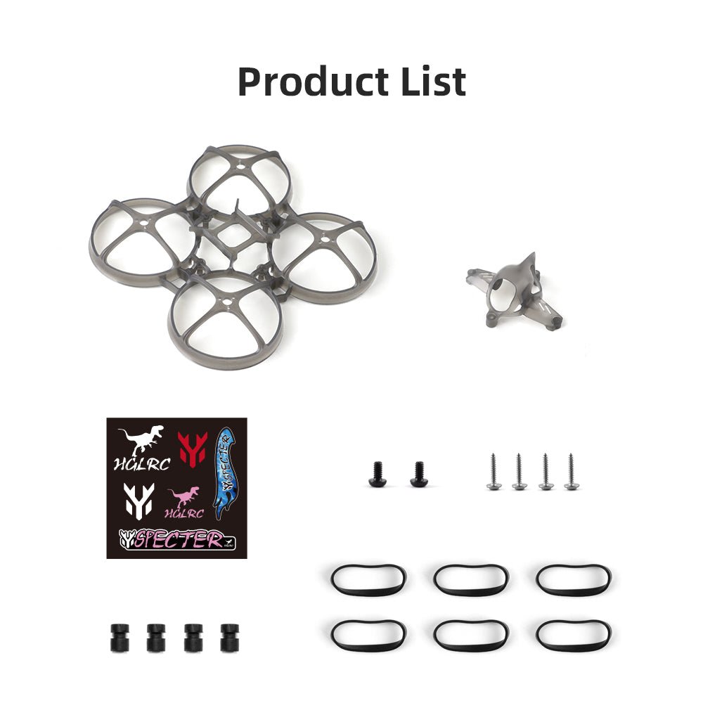 HGLRC Petrel 75Whoop V2 Ultra-light Indoor Frame for FPV Racing Drone - HGLRC Company