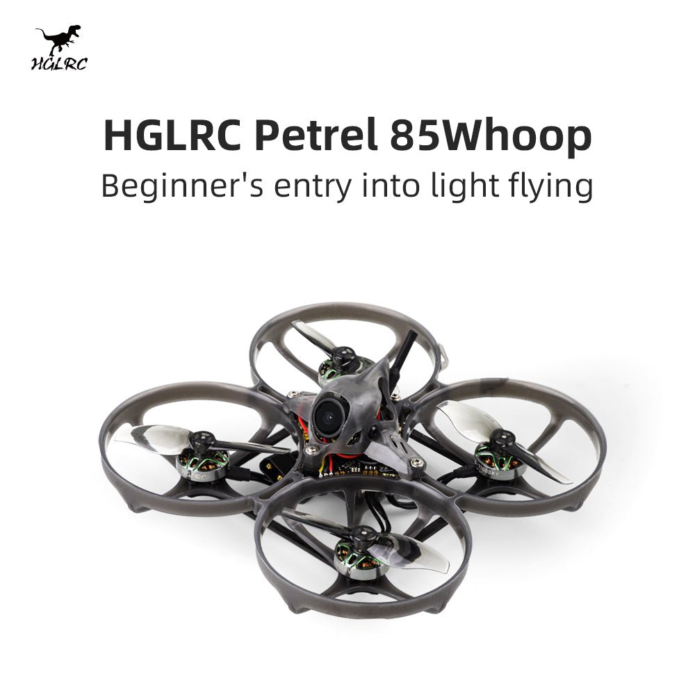 HGLRC Petrel 85Whoop Brushless Motor Indoor FPV Drone Tinywhoop Quadcopter - HGLRC Company