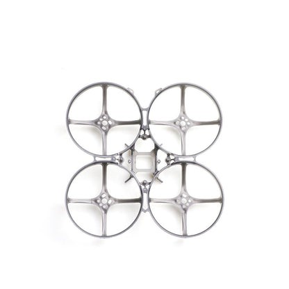 HGLRC Petrel 85Whoop 85mm indoor whoop frame top view with four duct rings