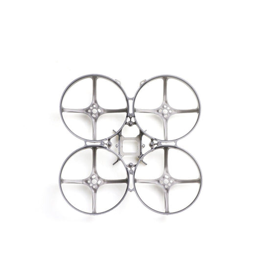 HGLRC Petrel 85Whoop 85mm indoor whoop frame top view with four duct rings