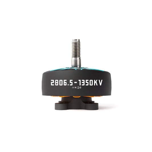 HGLRC SPECTER 2806.5 1350KV brushless motor front view with 5mm threaded shaft