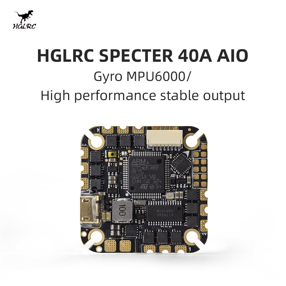 Hglrc Specter 40A 4 - 6S MPU6000 AIO - HGLRC Company