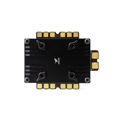Bottom view of SPECTER F760 BOX integrated stack showing PCB underside and mounting holes