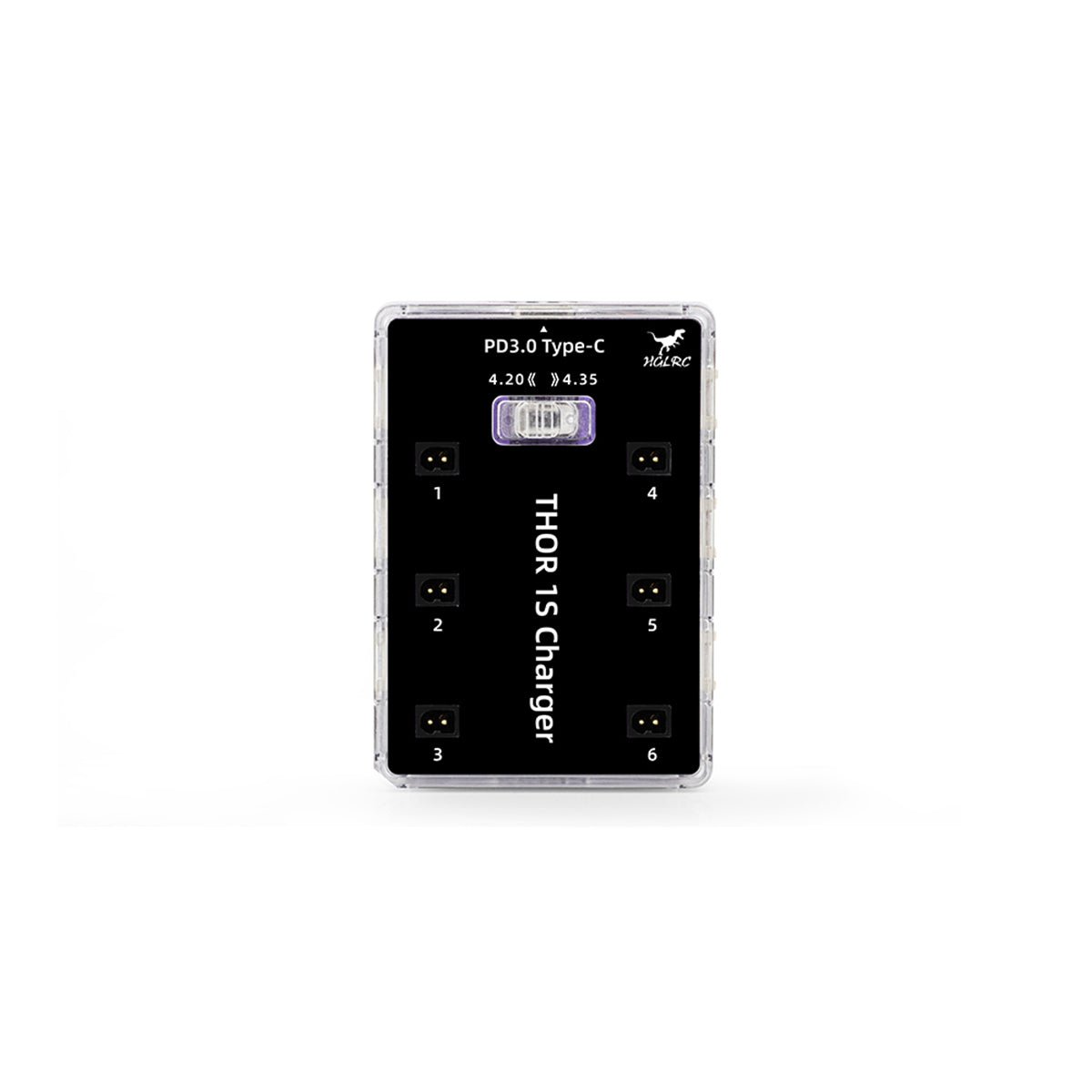 HGLRC Thor 1S Charger V2 Racing Model FPV drone Lithium Battery 6-way Charging Board Charger - HGLRC Company