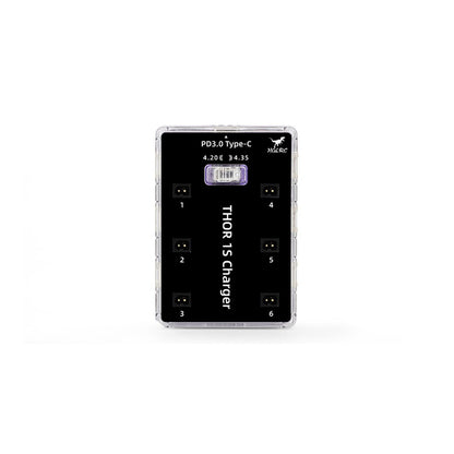 HGLRC Thor 1S Charger V2 Racing Model FPV drone Lithium Battery 6-way Charging Board Charger - HGLRC Company