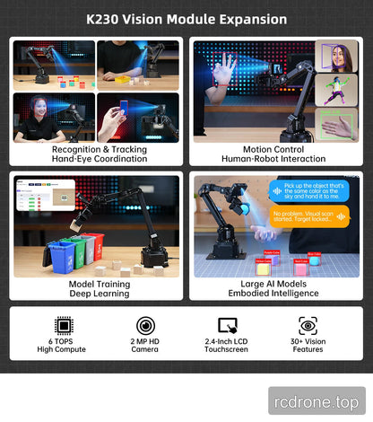 NexArm K230 vision expansion for Advanced and Ultimate kits