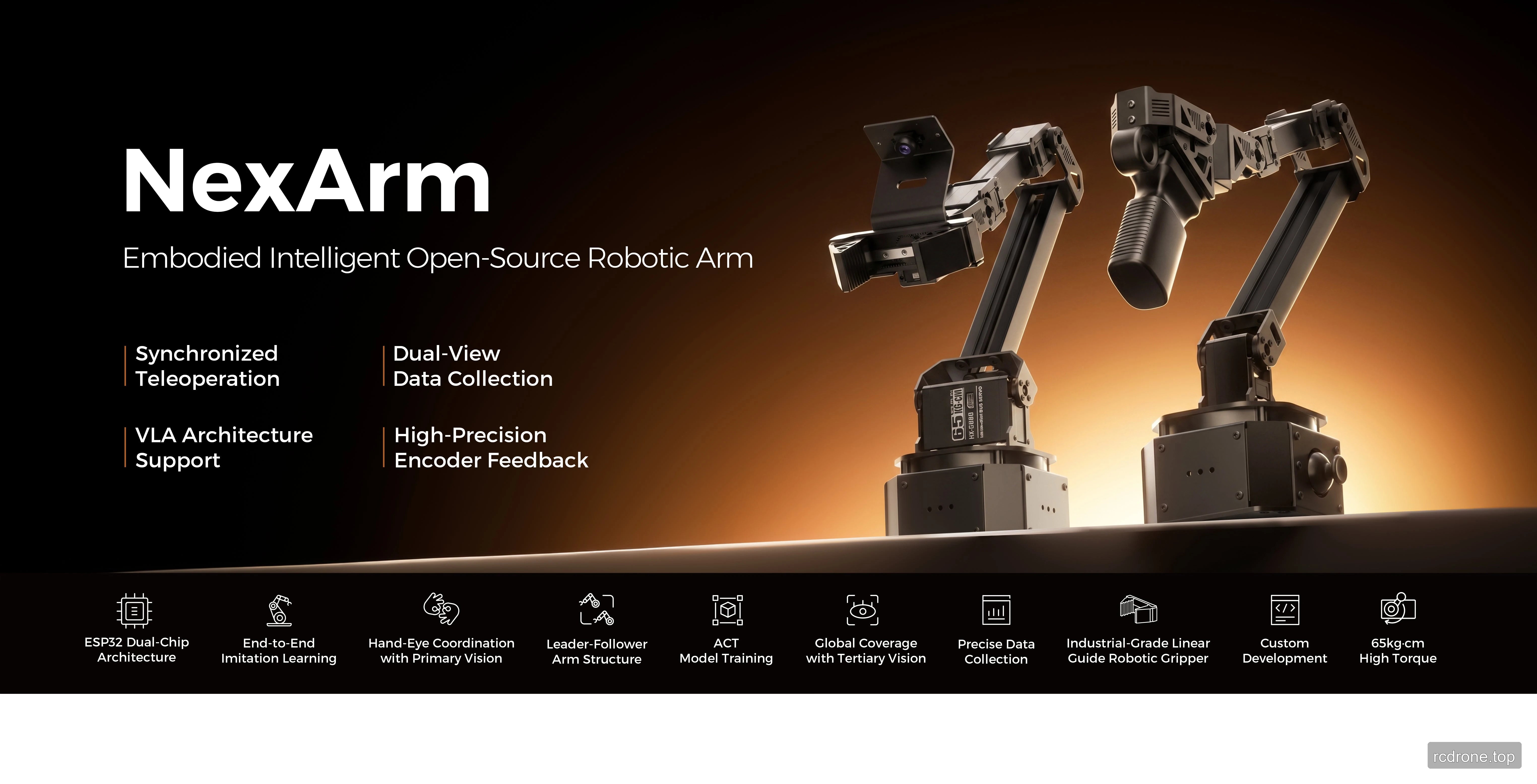 NexArm LeRobot open-source embodied AI arm and learning workflow