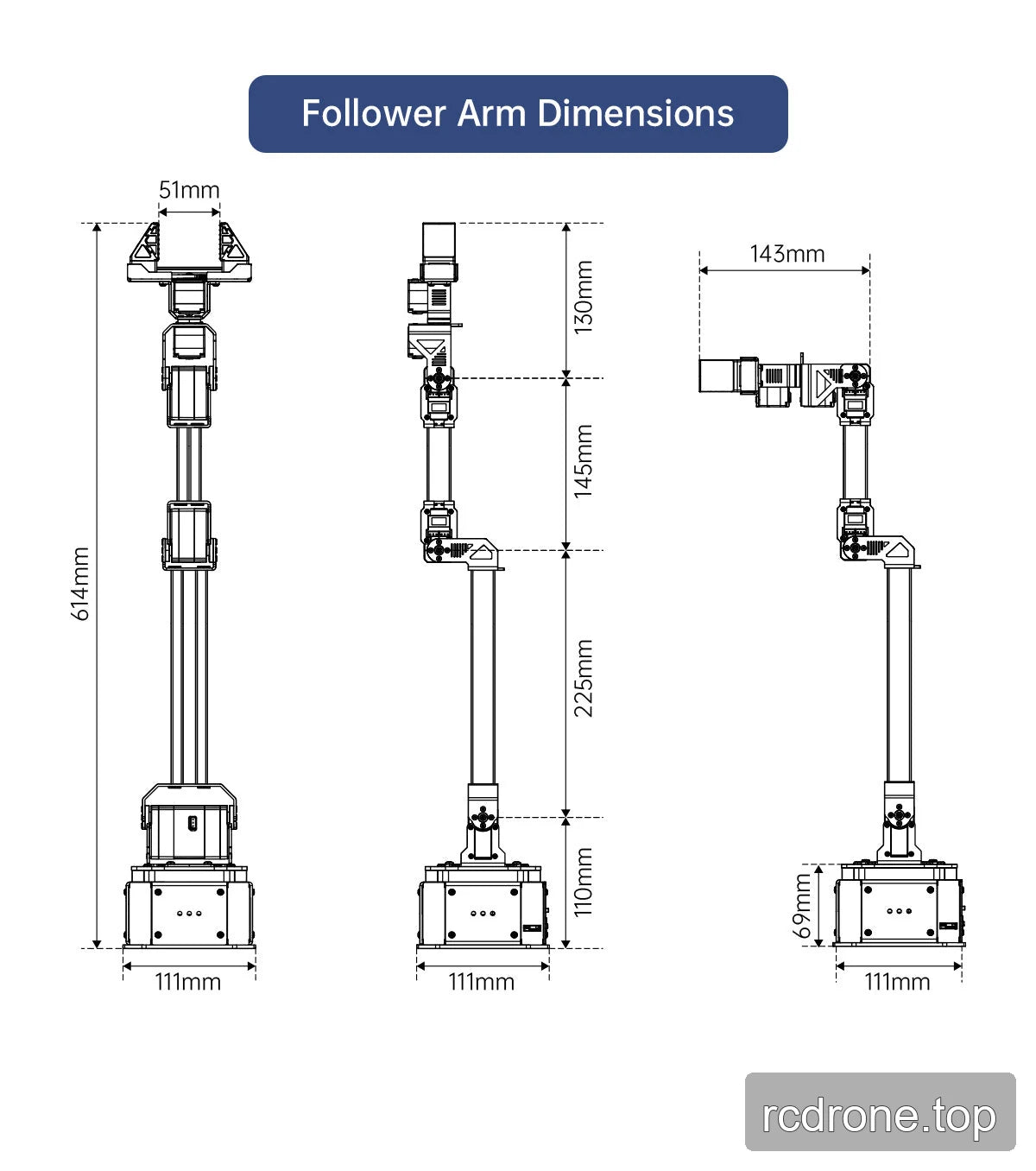 Follower Arm Dimensions