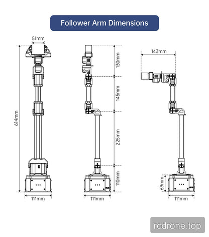 Follower Arm Dimensions