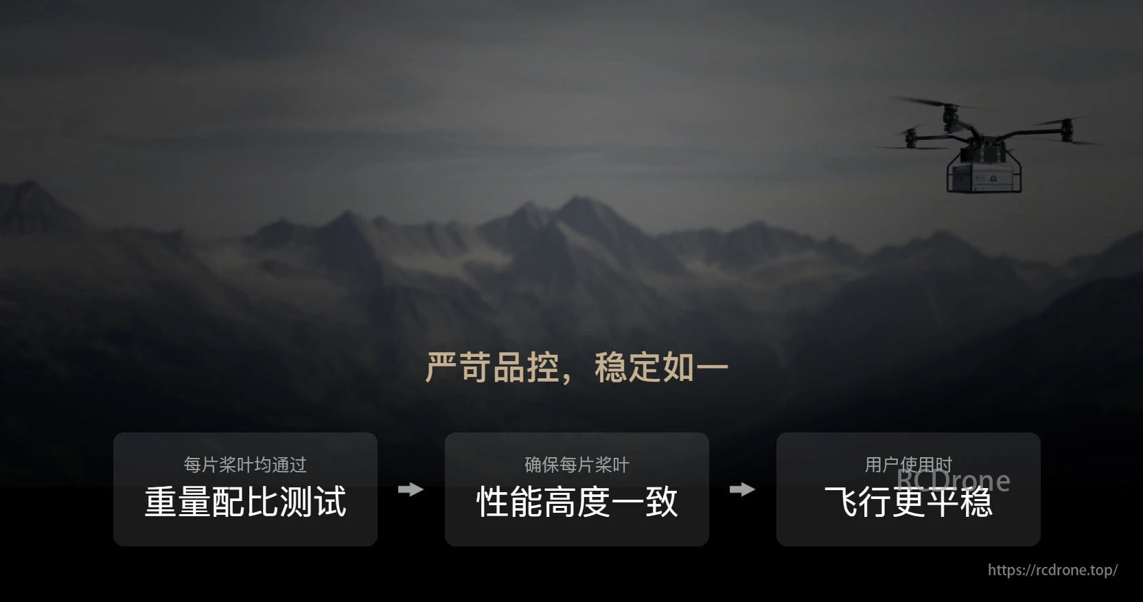 Hobbywing HF 57 Propeller, Strict quality control ensures consistent propeller performance, leading to smoother flights for users.