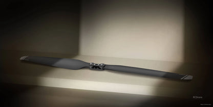 Hobbywing HF 57*20" Carbon Fiber Folding Propeller, Hobbywing HF 57x20" carbon fiber folding propeller, compatible with H13/X13 motors, designed for high-efficiency UAV use.