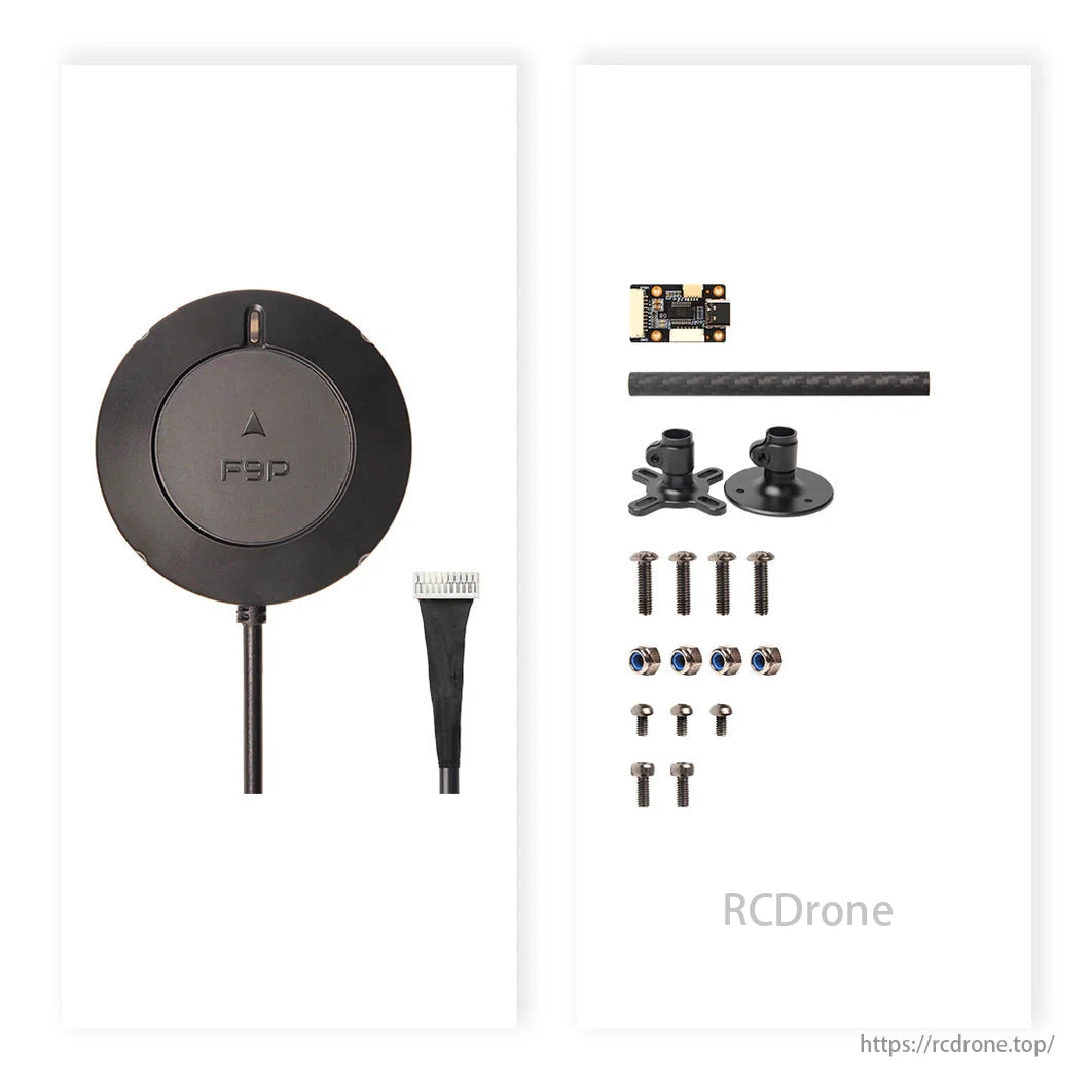 Holybro H-RTK NEO-F9P Rover GNSS Module with RM3100 Compass & IP66 Waterproof – UAV Drone CAN & UART RTK GPS