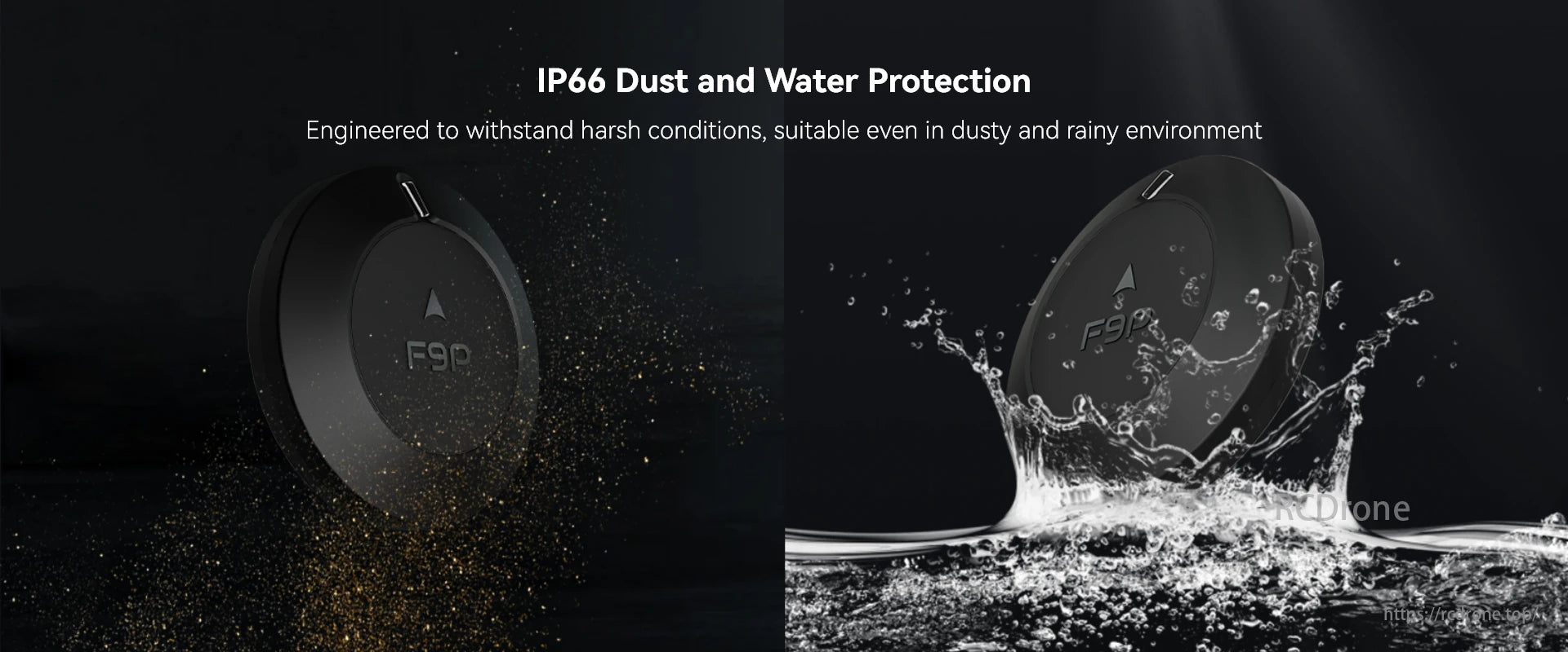 Holybro H-RTK ZED, IP66 dust and water protection for harsh conditions.